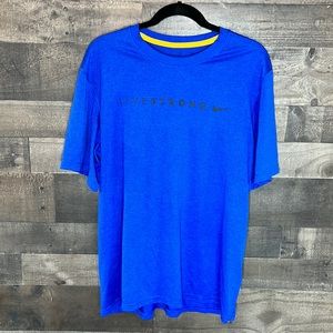 Blue “Live Strong” Nike Short Sleeve T-Shirt